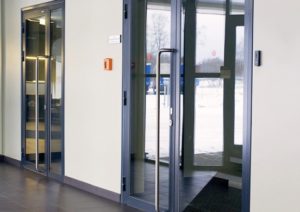 Алюминиевая дверь 600×2200 мм. GFTD34204